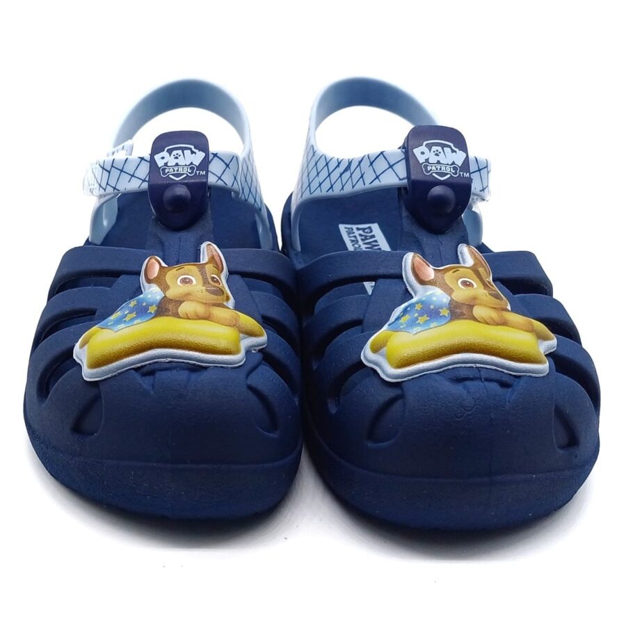 Sandália Patrulha Canina Grendene Kids 22710 – Estilo, Conforto e Diversão com Fechamento em Velcro