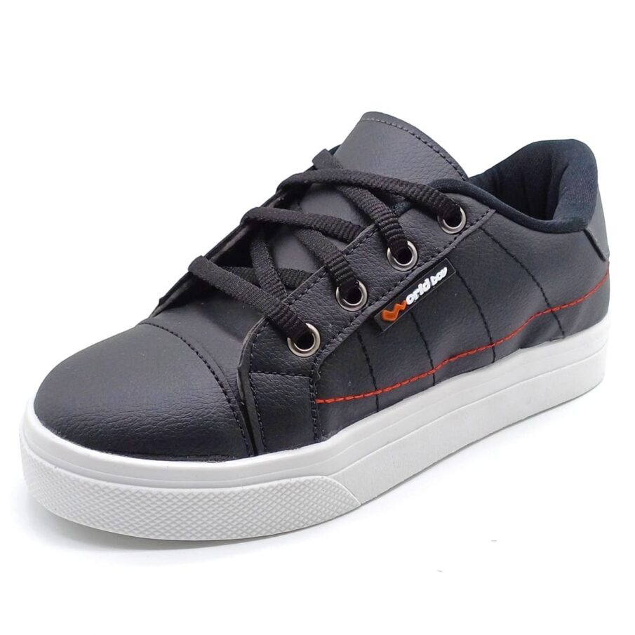 Sapatênis com Cadarço World Boy 135w – Conforto, Estilo e Qualidade para os Pequenos