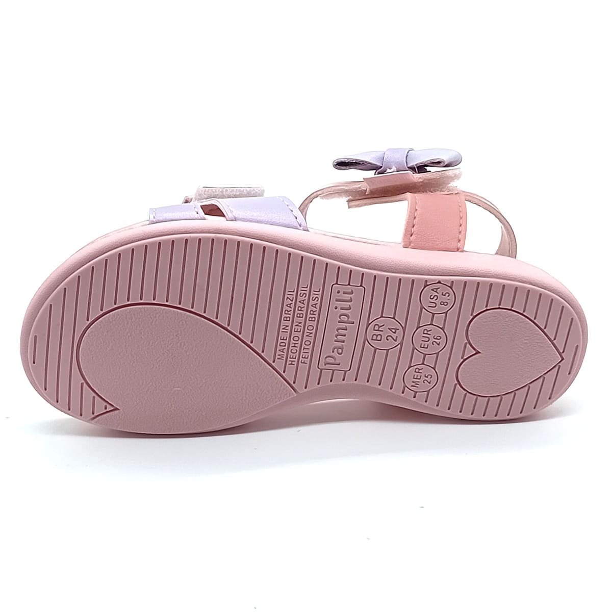 Sandália Papete Velcro Pampili - Colorido - 722026000 - Imagem 4