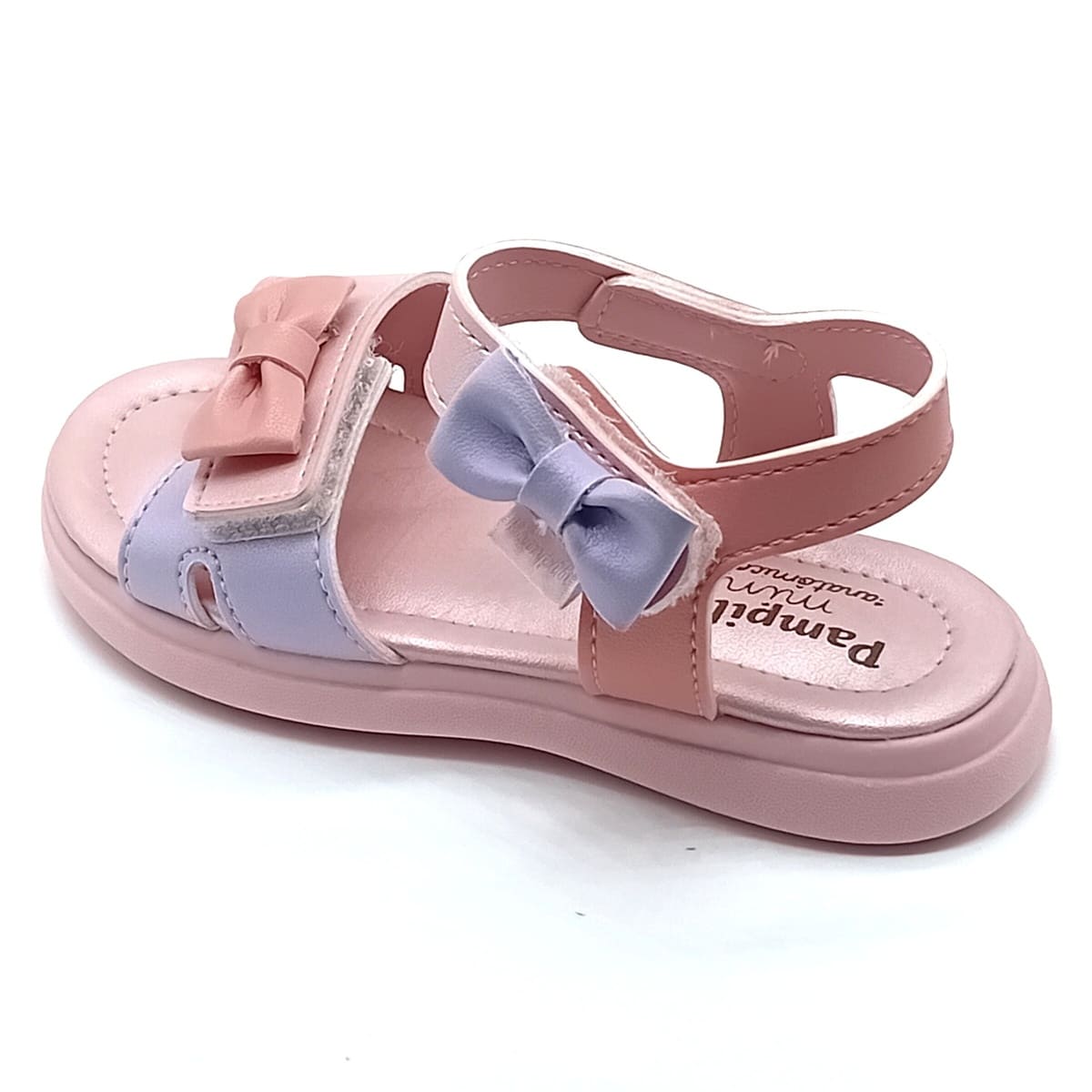 Sandália Papete Velcro Pampili - Colorido - 722026000 - Imagem 3