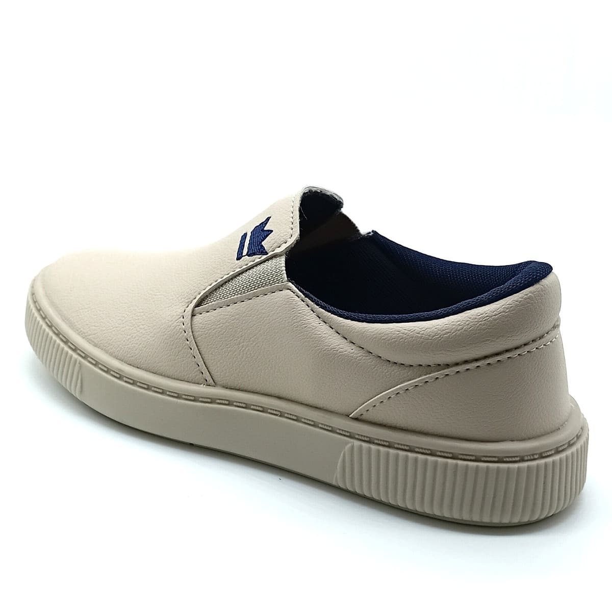 Iate/Slip On Chique Top - Marfim/Marinho - 045054 - Imagem 3