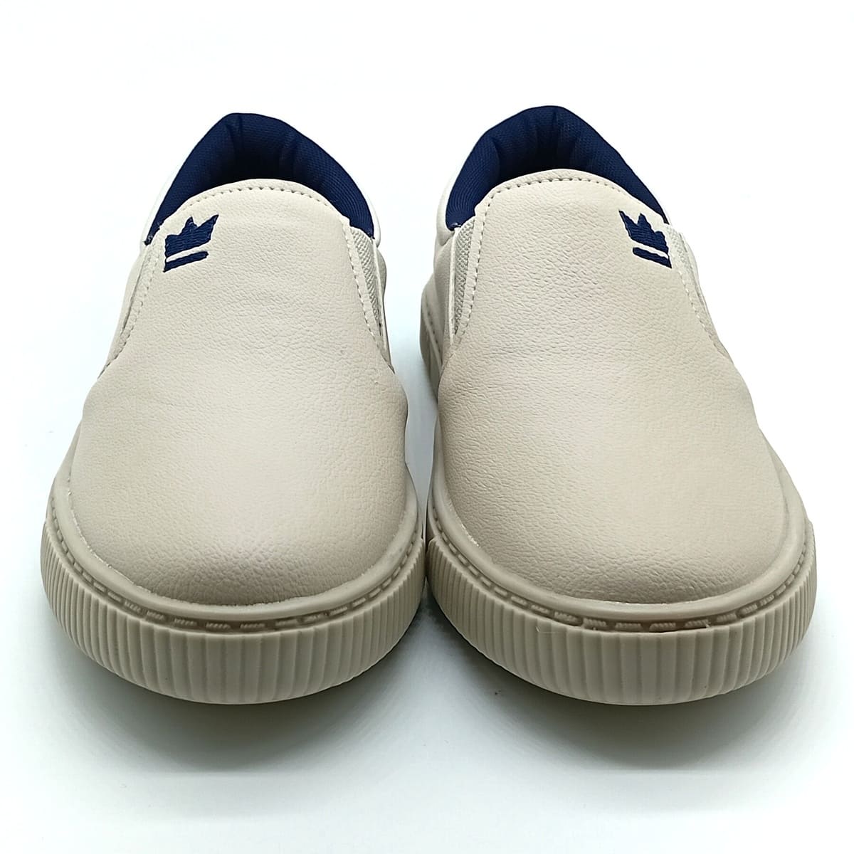 Iate/Slip On Chique Top - Marfim/Marinho - 045054 - Imagem 5