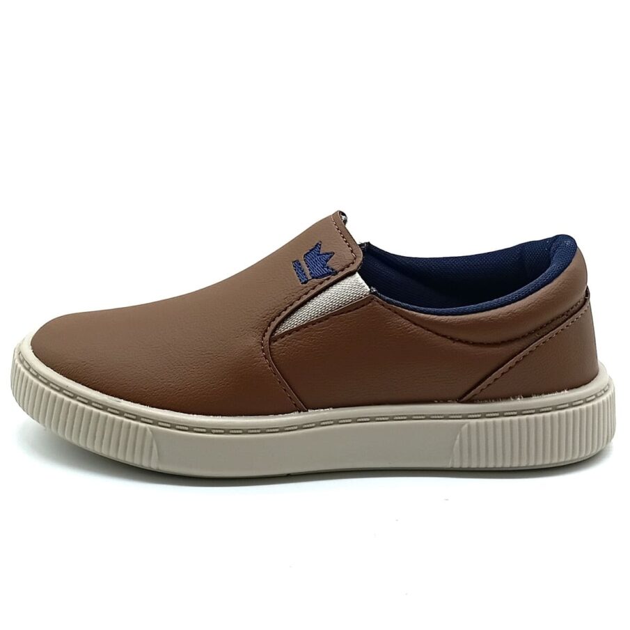 Iate/Slip On Chique Top - Caramelo/Marinho - 045054
