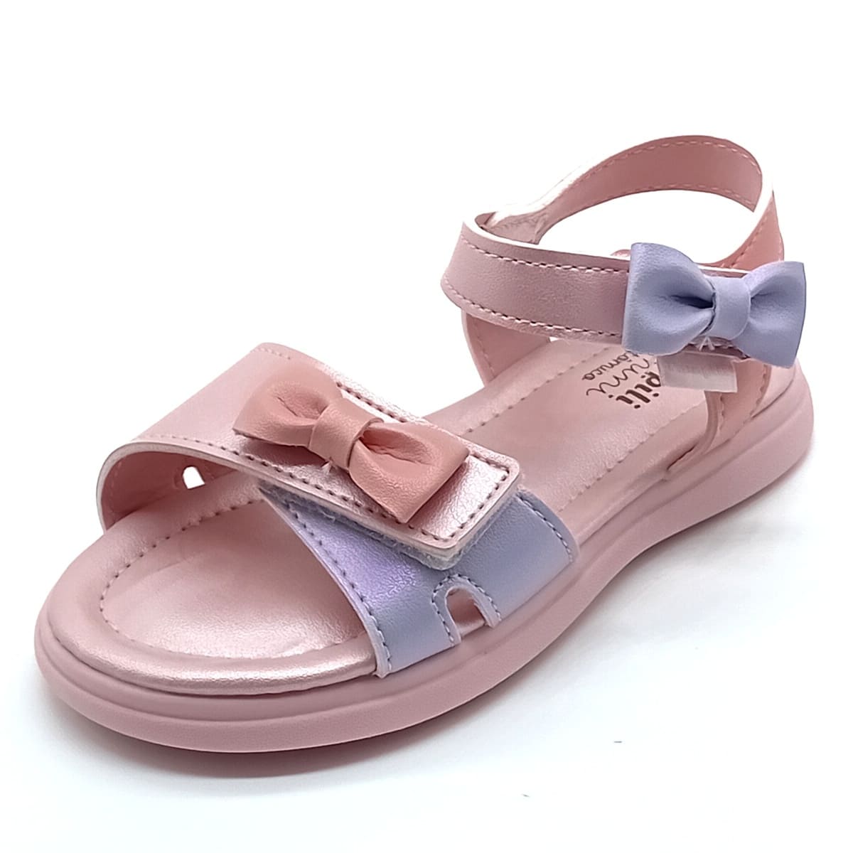 Sandália Papete Velcro Pampili - Colorido - 722026000