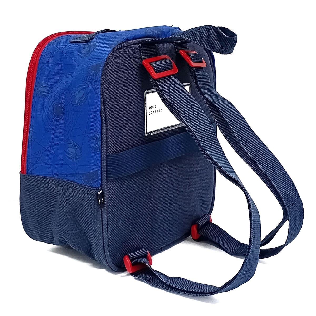 Kit Escolar de Mochila com Rodinhas Seanite - Azul/Preto/Vermelho - Mr41404 - Imagem 4