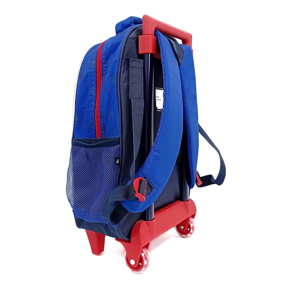 Kit Escolar de Mochila com Rodinhas Seanite - Azul/Preto/Vermelho - Mr41404 - Imagem 3