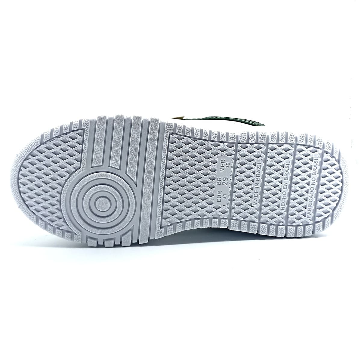 Sapatênis Calce-Fácil Jet Kids - Branco/Preto - 40.163 - Imagem 4