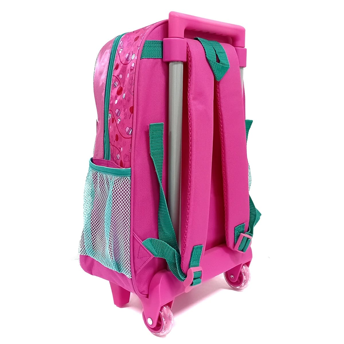 Kit Escolar de Mochila com Rodinhas Clio - Azul/Rosa - Nn23005k - Imagem 3