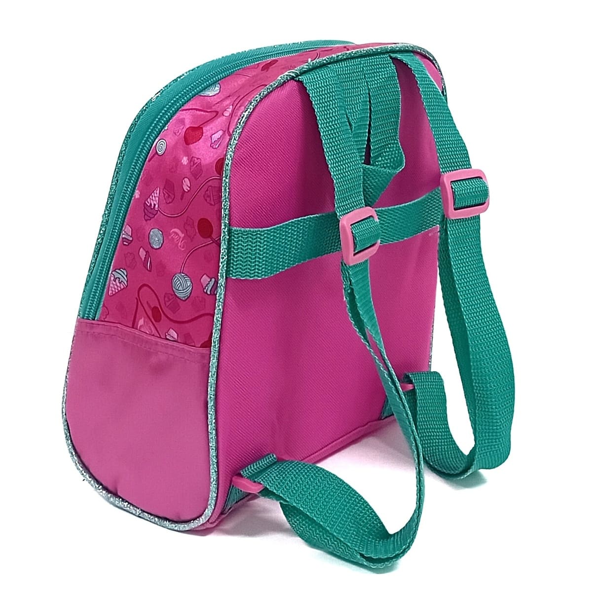 Kit Escolar de Mochila com Rodinhas Clio - Azul/Rosa - Nn23005k - Imagem 5