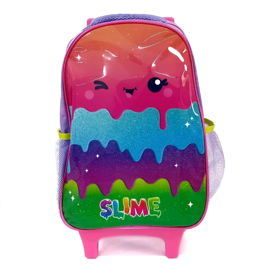 Kit Escolar de Mochila com Rodinhas Seanite - Lilás - Mr41444