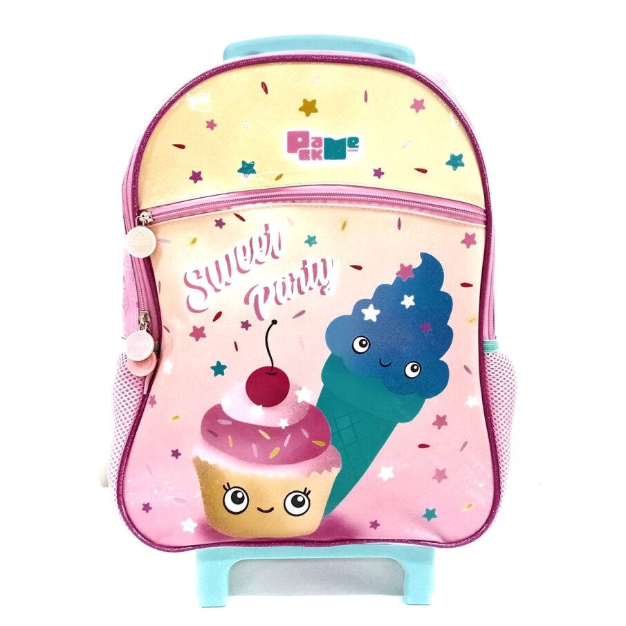 Kit Escolar de Mochila com Rodinhas Pacific - Rosa - 9104d01012g