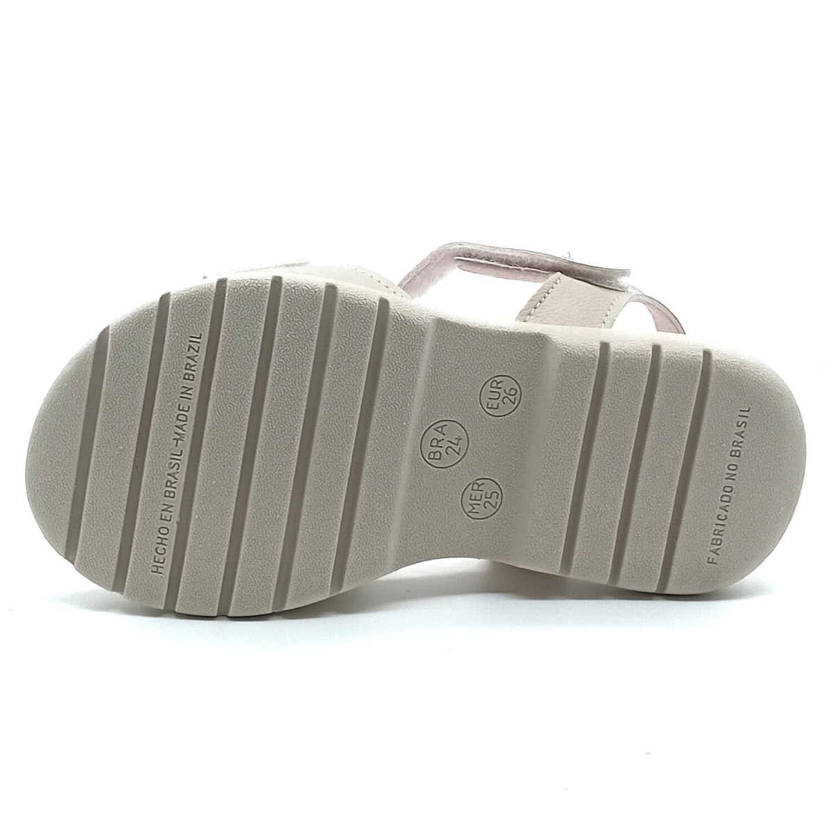 Sandália Papete Velcro Chique Top - Marfim - 025.059 - Imagem 4