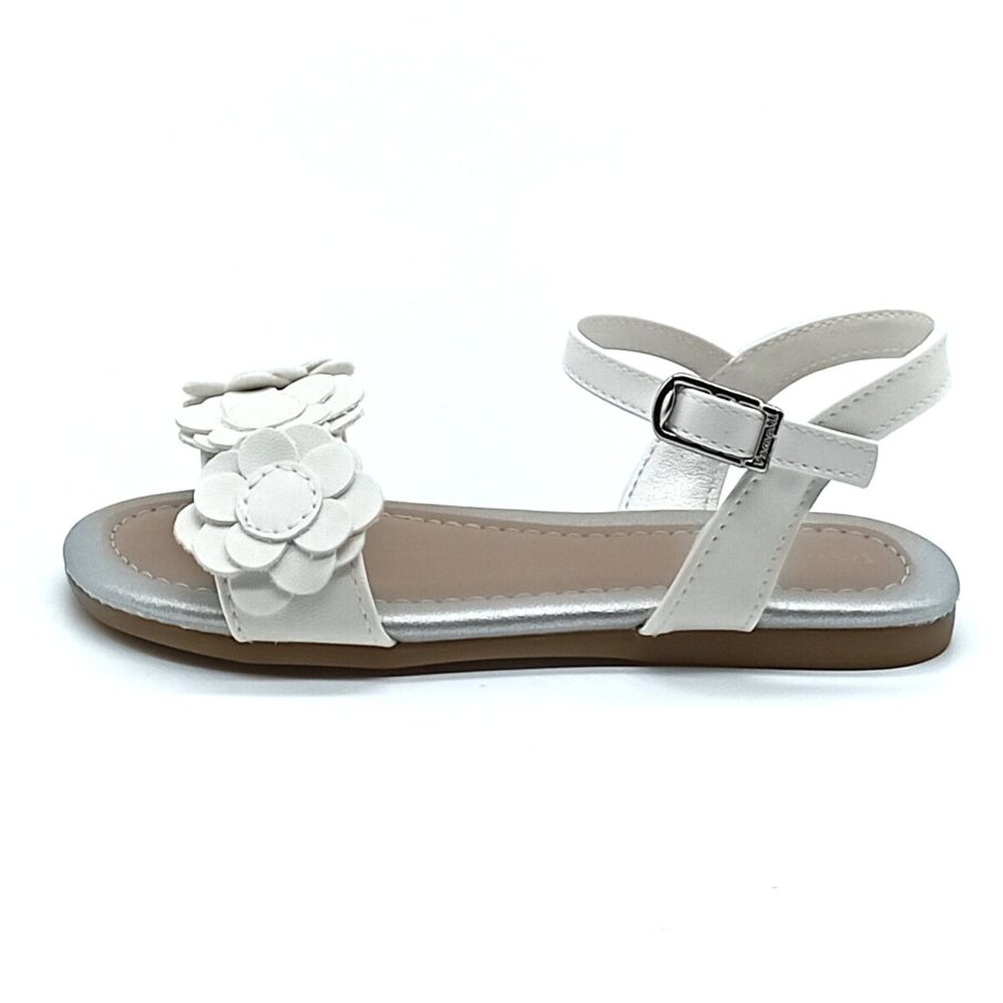 Sandália Fivela Pampili - Branco - 642.075.000