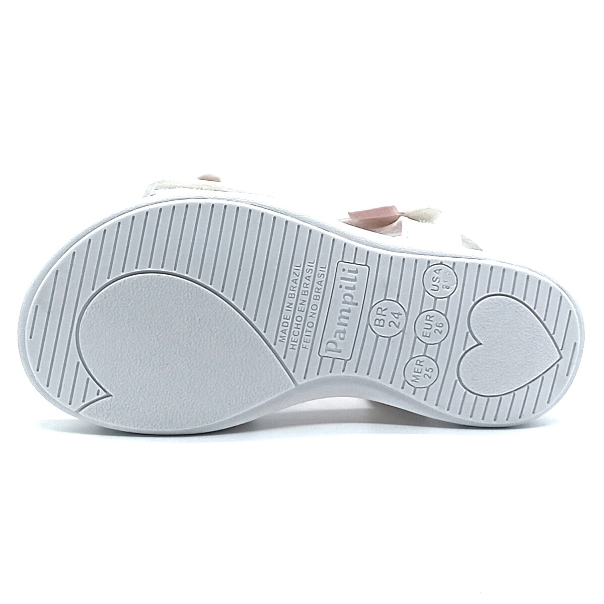 Sandália Papete Velcro Pampili - Branco - 722.019.000 - Imagem 4