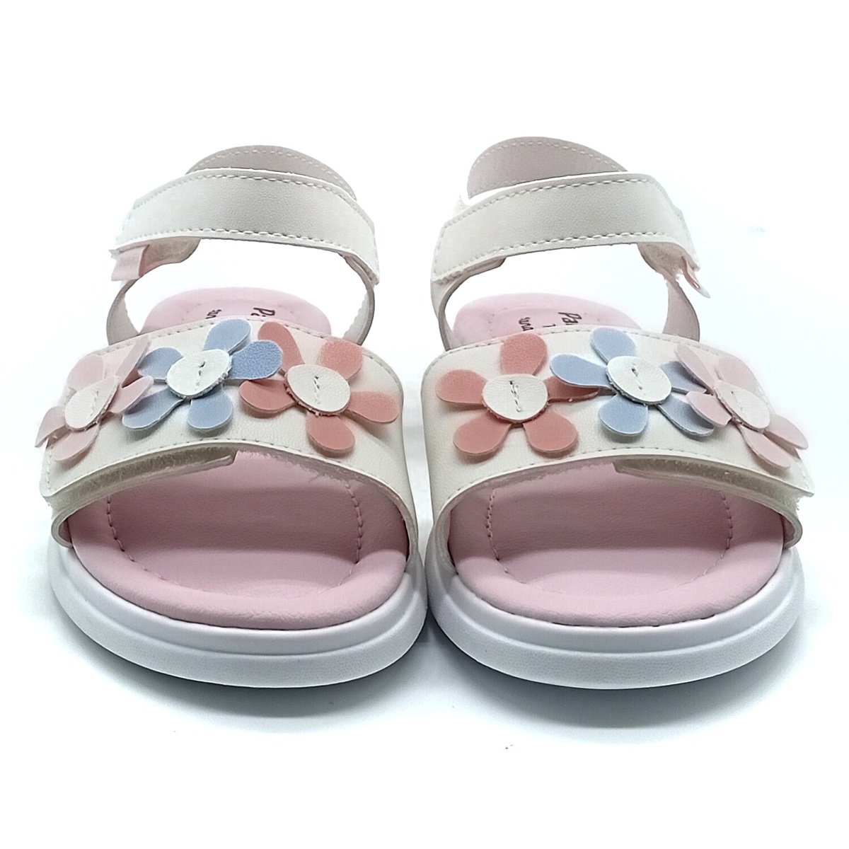 Sandália Papete Velcro Pampili - Branco - 722.019.000 - Imagem 5