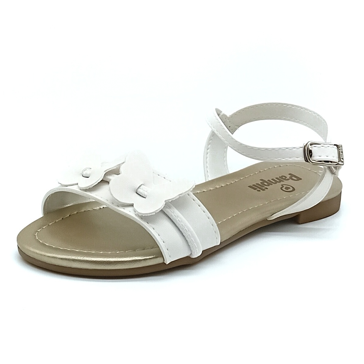 Sandália Fivela Pampili - Branco - 725.042.000