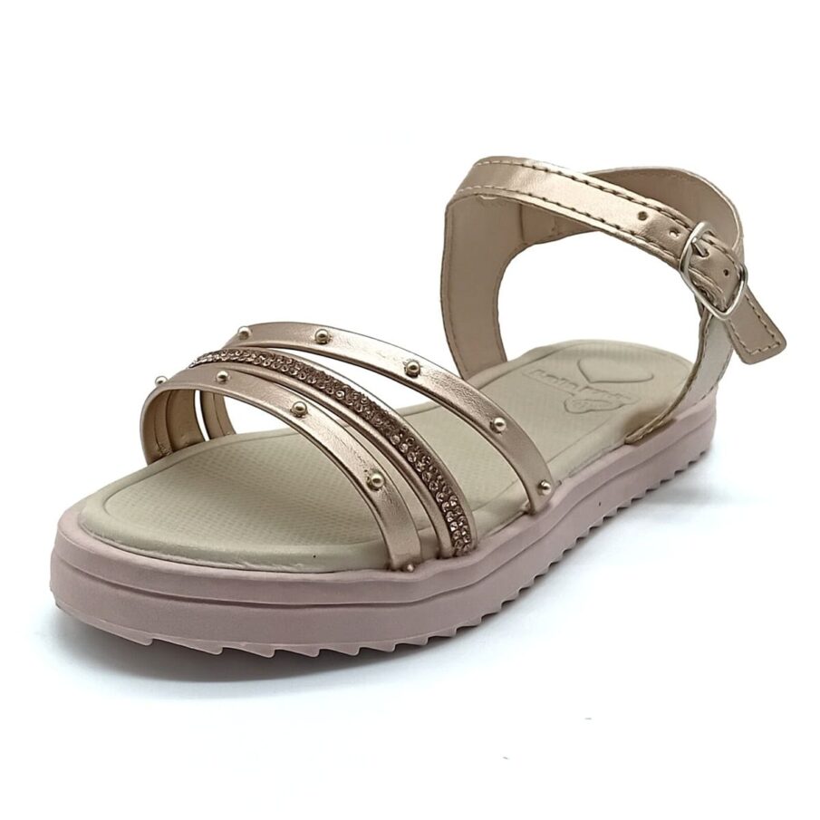 Sandália Fivela Lalakids - Bronze - 1425