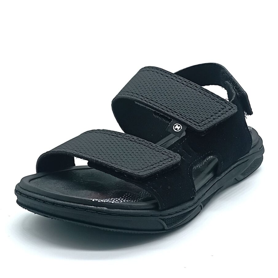 Sandália Papete Velcro Molekinho - Preto - 2402.744