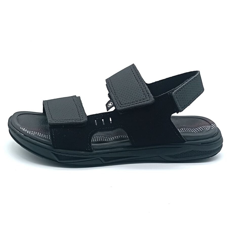Sandália Papete Velcro Molekinho - Preto - 2402.744