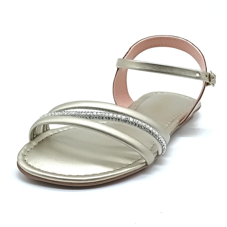 Sandália Fivela Classic Girls - Ouro Light - If139