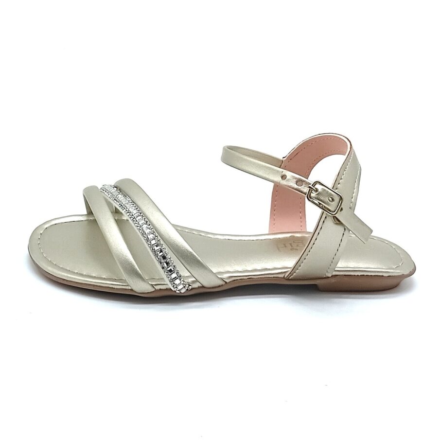 Sandália Fivela Classic Girls - Ouro Light - If139