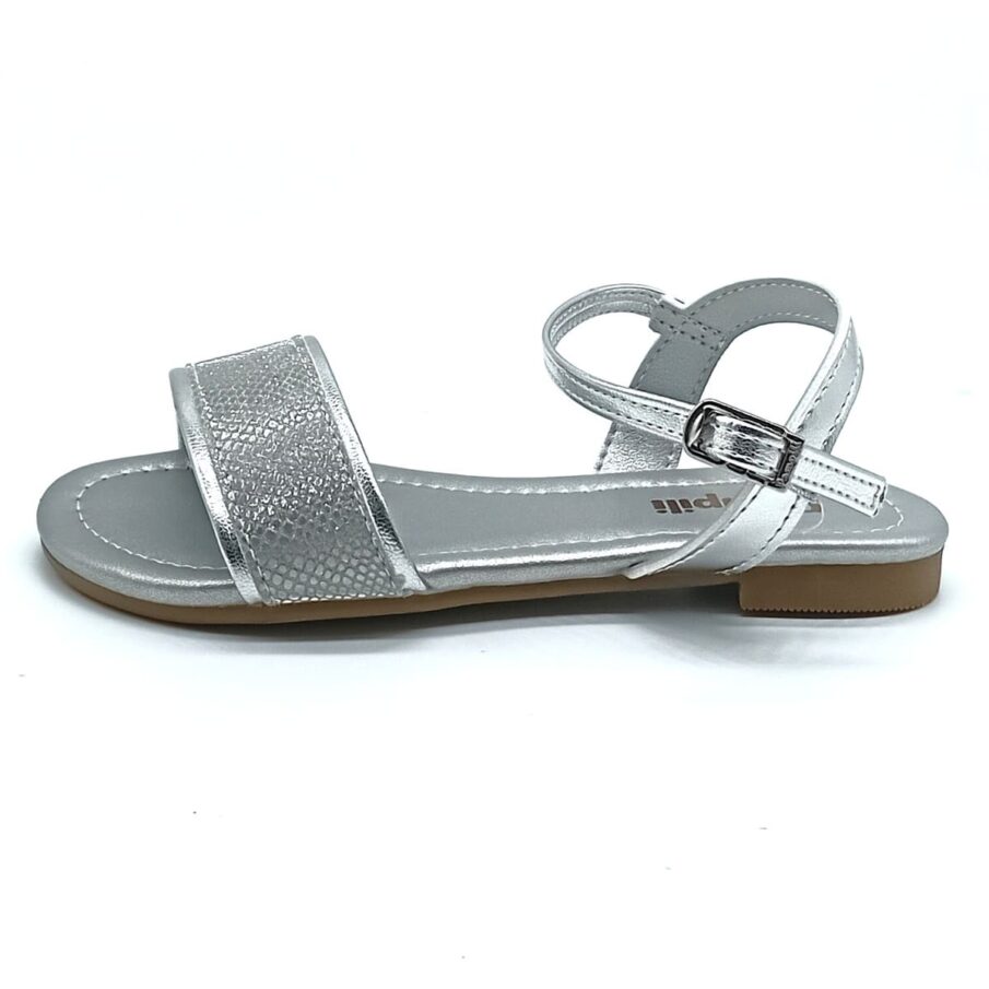 Sandália Fivela Pampili - Prata - 725.036.000