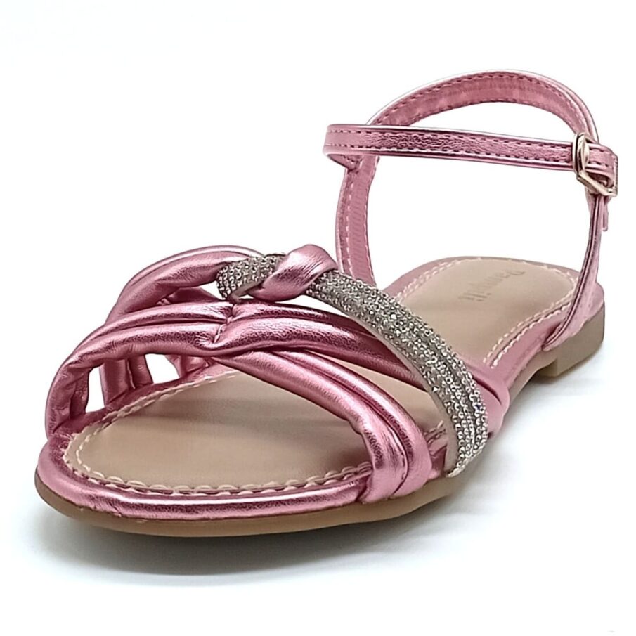 Sandália Fivela Pampili - Rosa Claro - 409.259