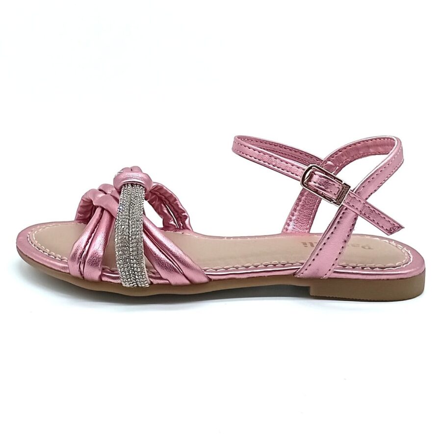 Sandália Fivela Pampili - Rosa Claro - 409.259