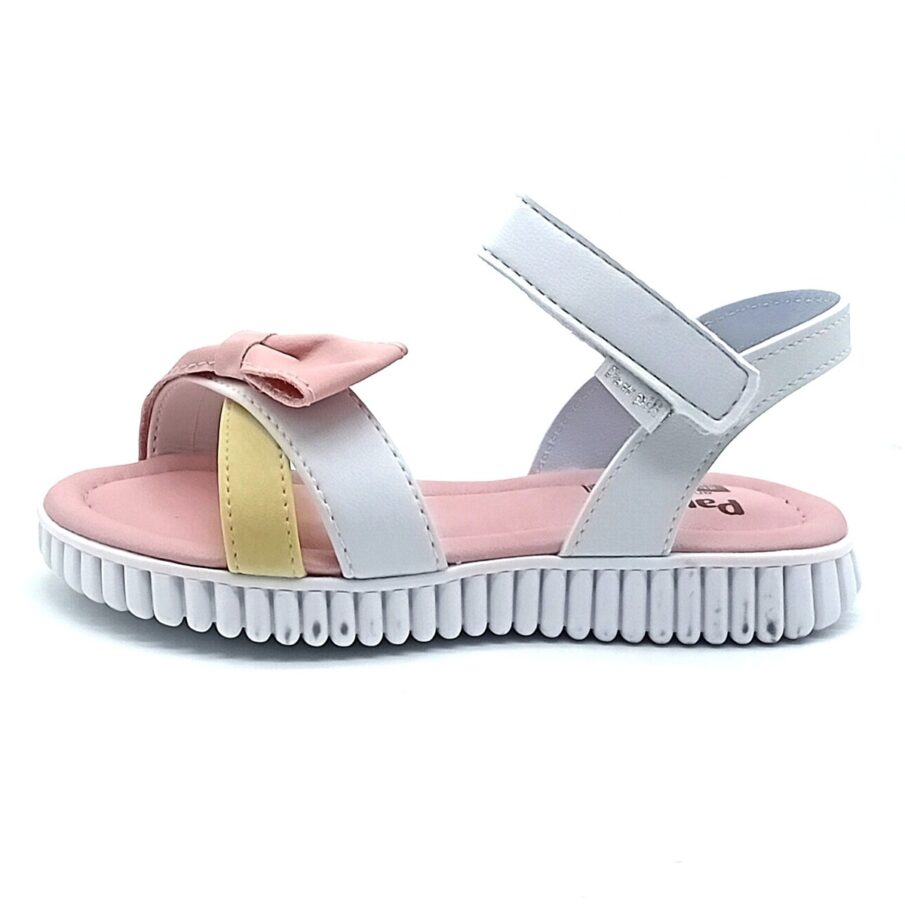 Sandália Papete Velcro Pampili - Colorido - 123.276.000