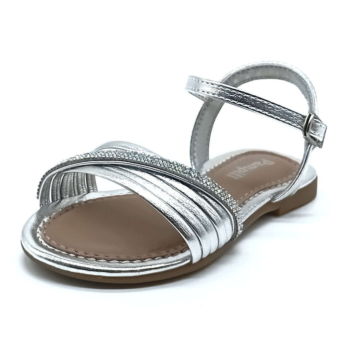 Sandália Fivela Pampili - Prata - 409.313.000