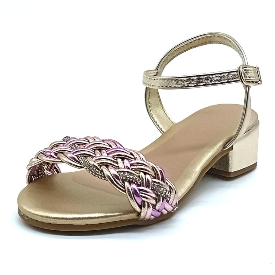 Sandália Salto Fivela Pampili - Colorido - 526.042.000