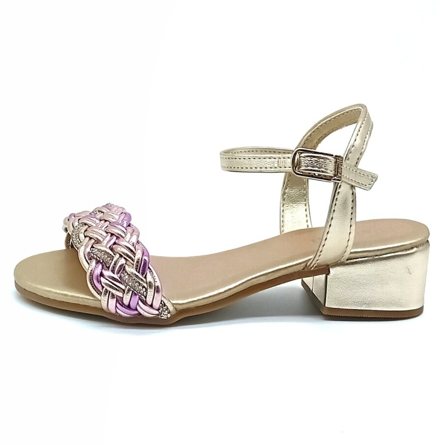 Sandália Salto Fivela Pampili - Colorido - 526.042.000