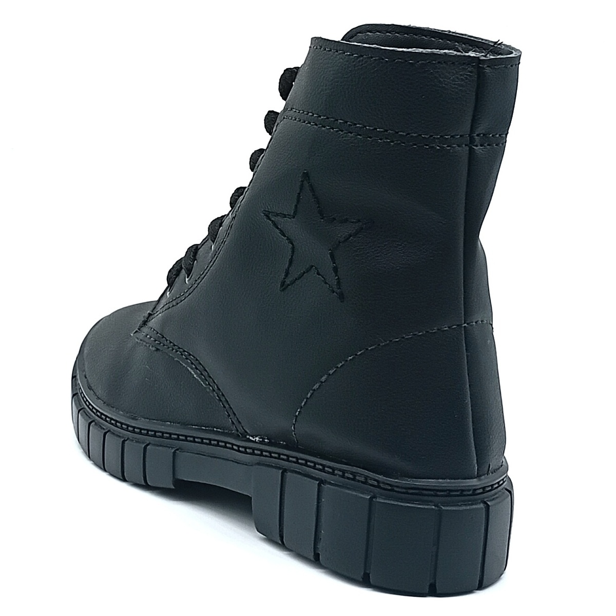 Bota Cadarço Trinik - Preto - 3100 - Imagem 3