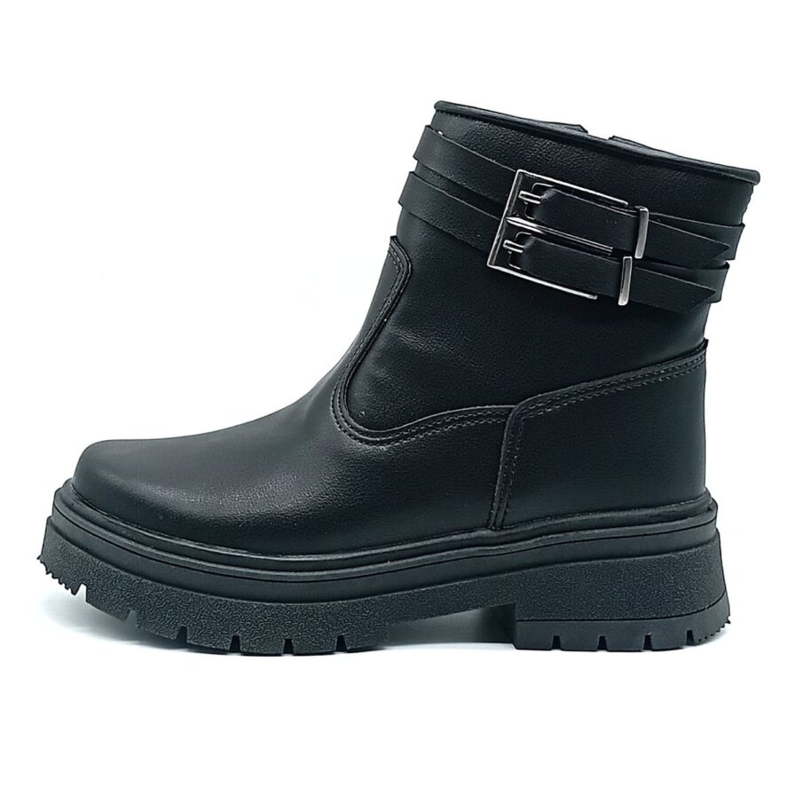 Bota Calce-Fácil zíper Grugui - Preto - 216.70