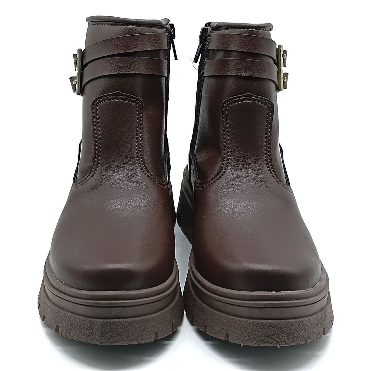 Bota Calce-Fácil zíper Grugui - Café - 216.70 - Imagem 5