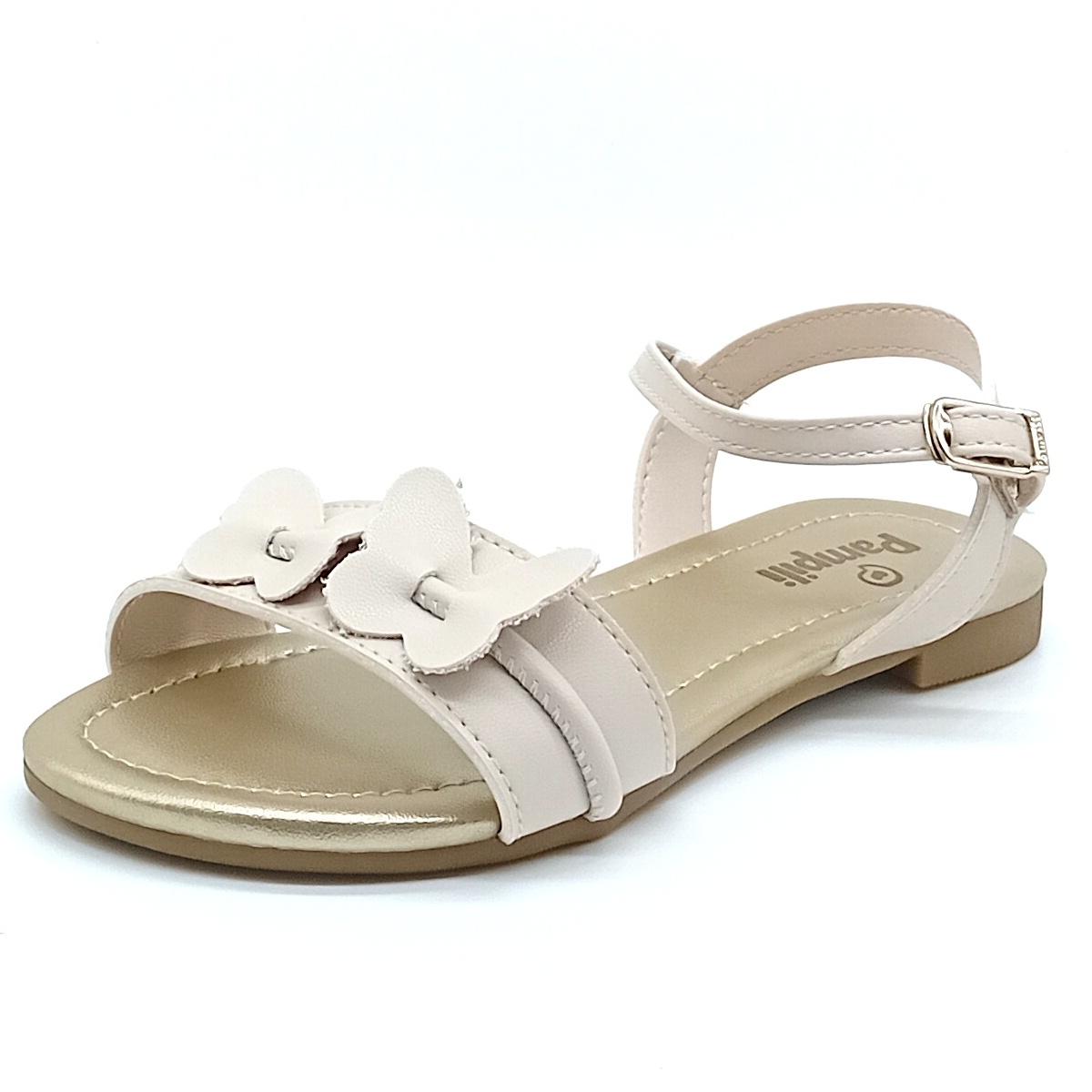 Sandália Fivela Pampili - Nude - 725.042.000