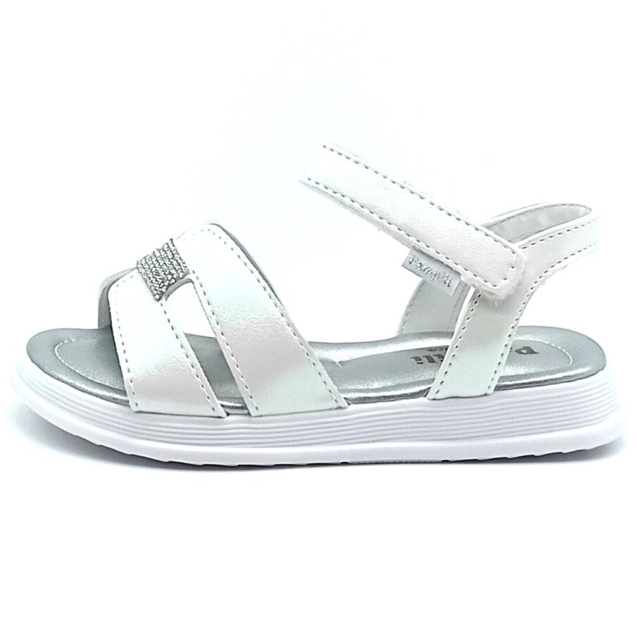 Sandália Papete Velcro Pampili - Branco - 702.031.000