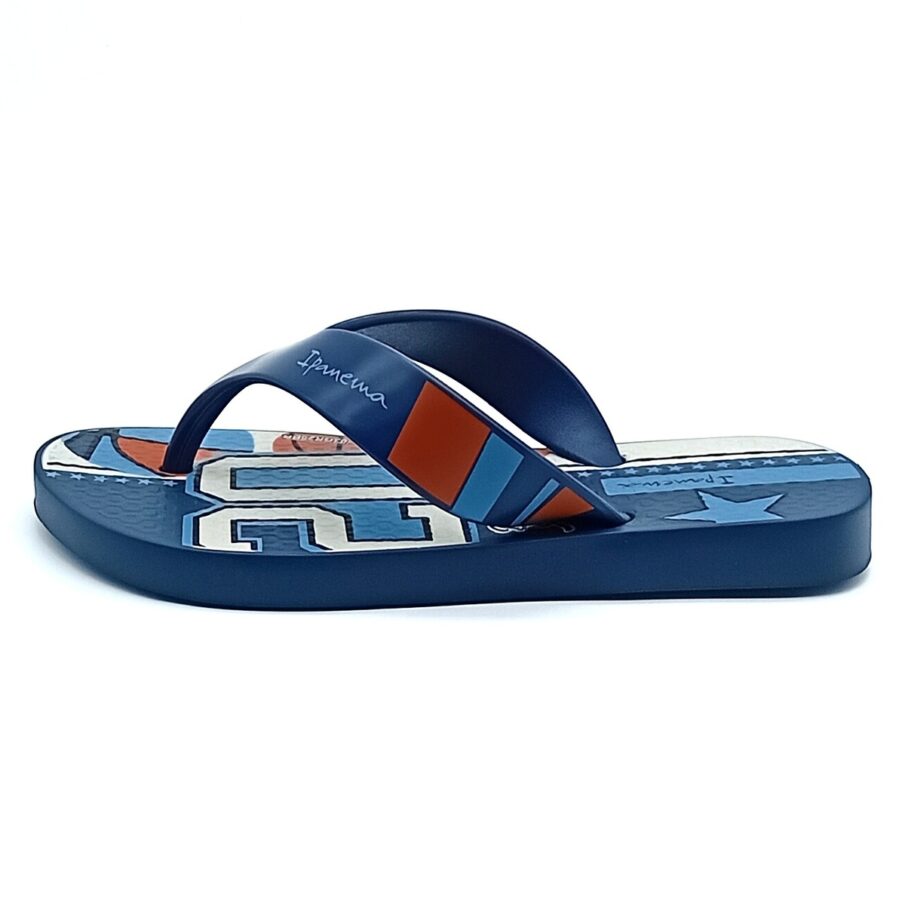 Chinelo Ipanema - Azul/Laranja/Bege - 27114