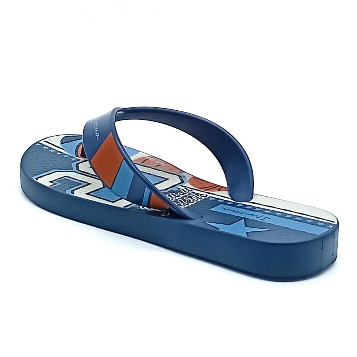Chinelo Ipanema - Azul/Laranja/Bege - 27114 - Imagem 3