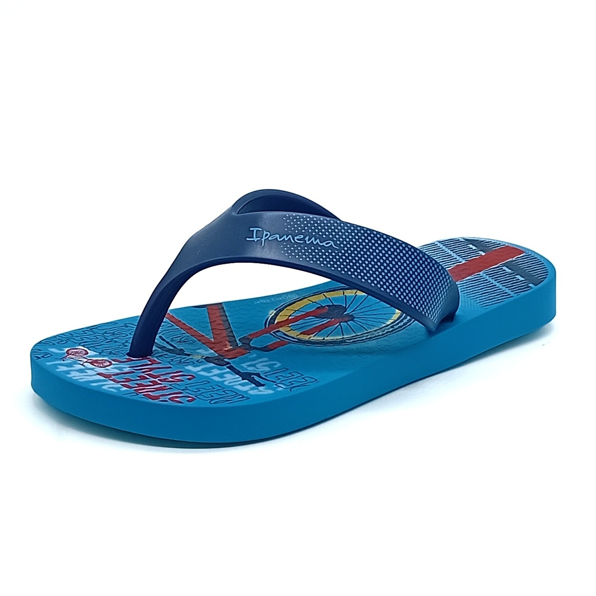 Chinelo Ipanema - Azul/Vermelho - 27114