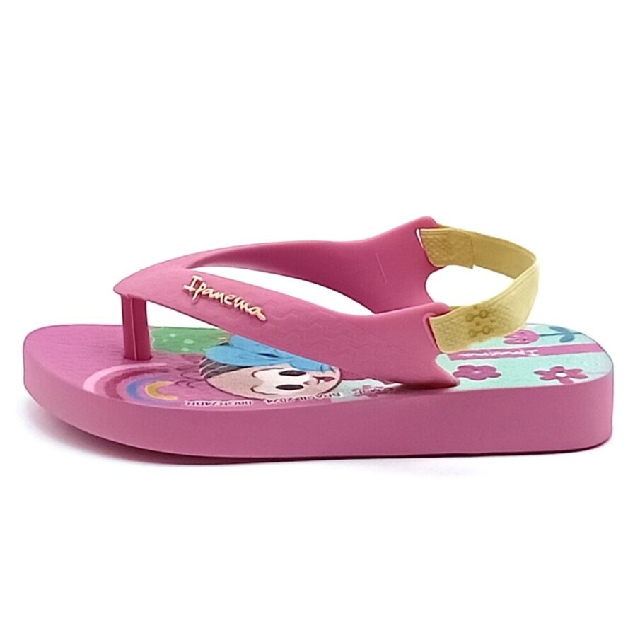 Chinelo Com Elástico Ipanema - Rosa/Verde - 26791