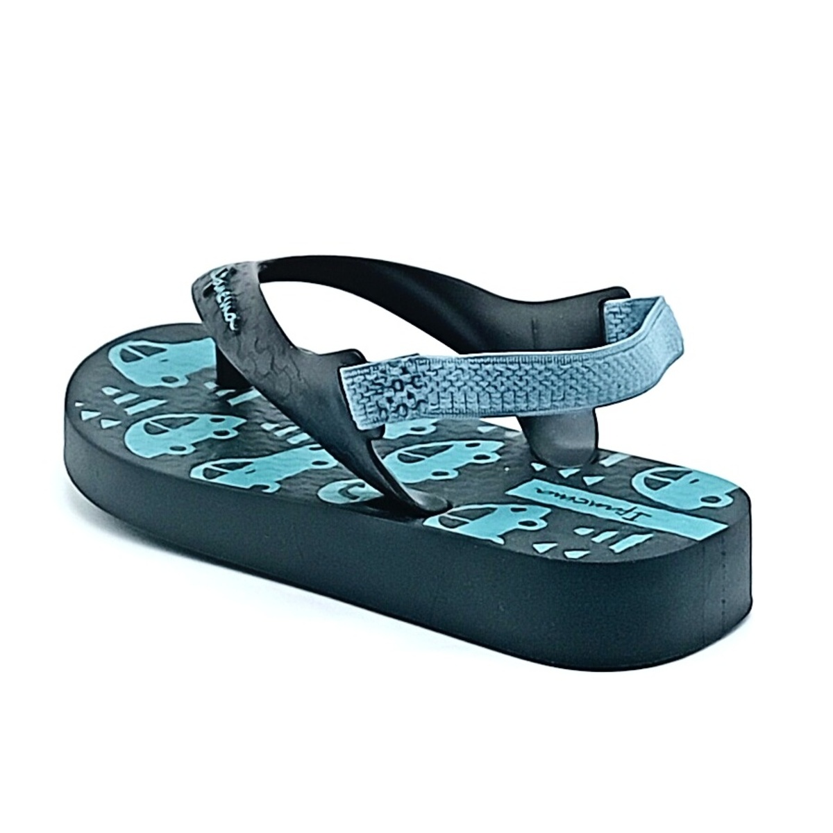 Chinelo Com Elástico Ipanema - Preto/Verde - 27011 - Imagem 3