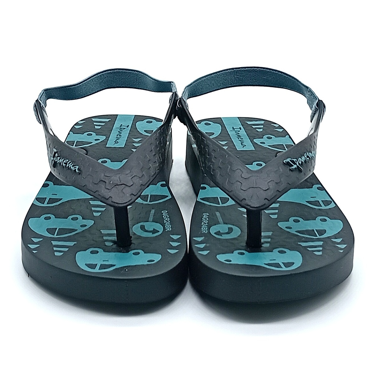 Chinelo Com Elástico Ipanema - Preto/Verde - 27011 - Imagem 5