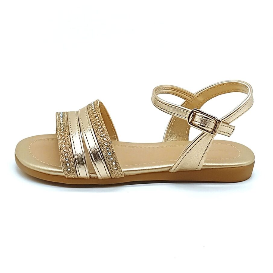 Sandália Fivela Pampili - Dourado - 642.074.000