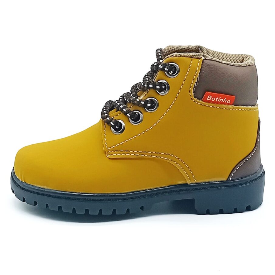 Bota Cadarço Botinho - Mostarda - 370BA