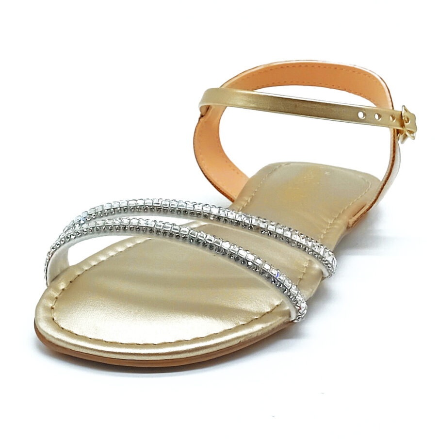 Sandália Fivela Classic Girls - Ouro Light - If136