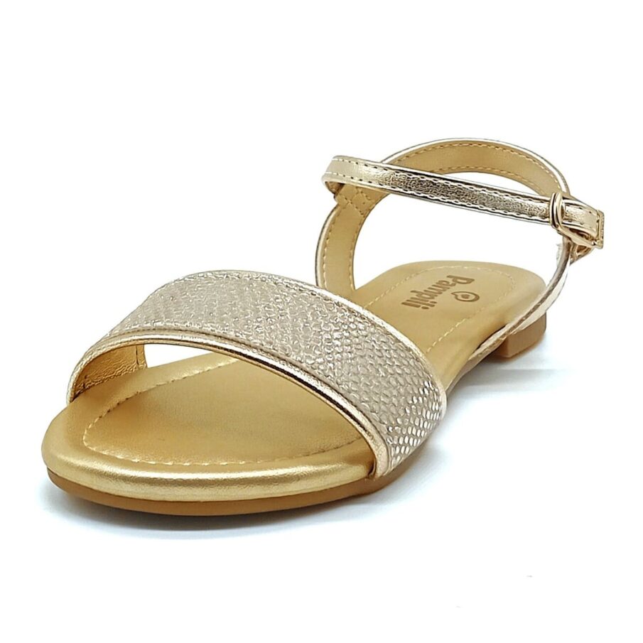 Sandália Fivela Pampili - Dourado - 725.036.000