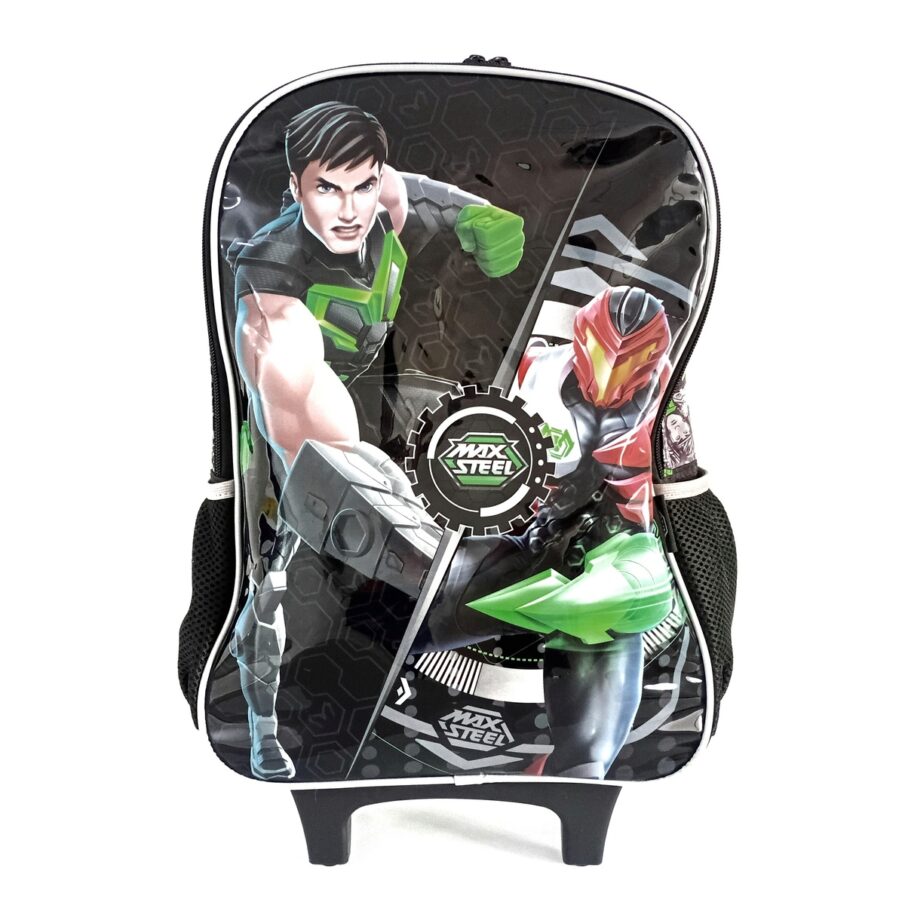 Kit Escolar de Mochila com Rodinhas Luxcel - Preto - Ic38272pm0600un