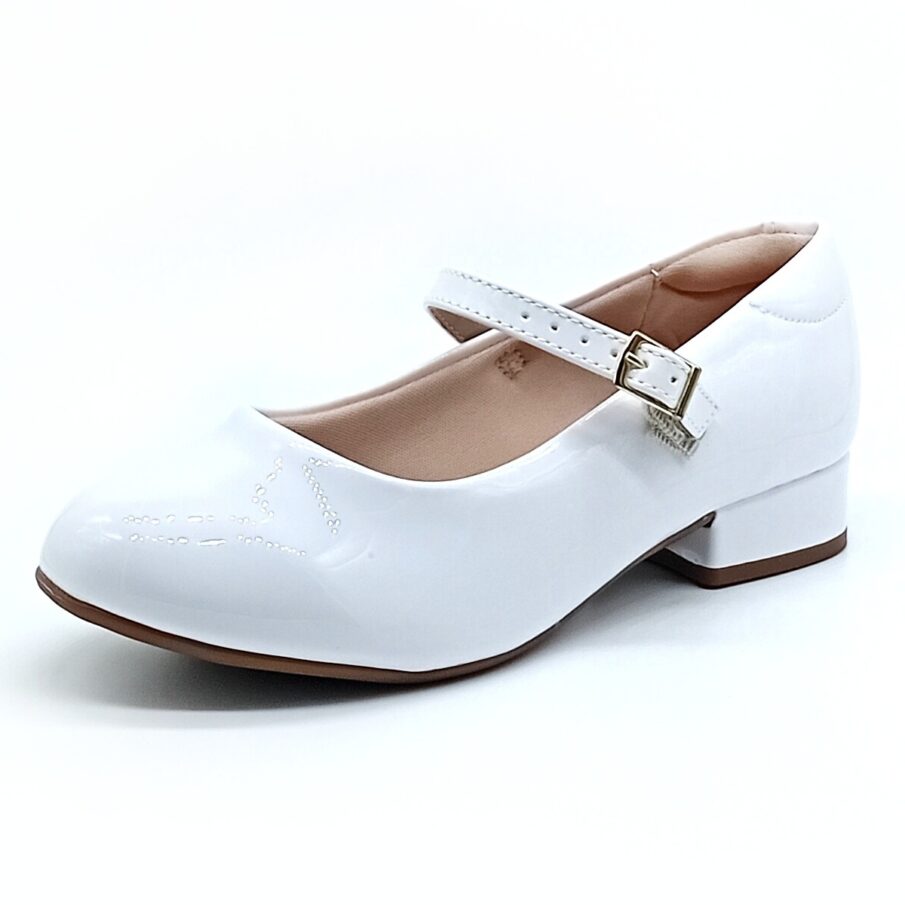 Sapato Salto Verniz Fivela Molekinha 2528101