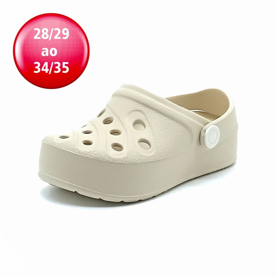 Sandália Babuche Meleve - Off White/Branco - AT487